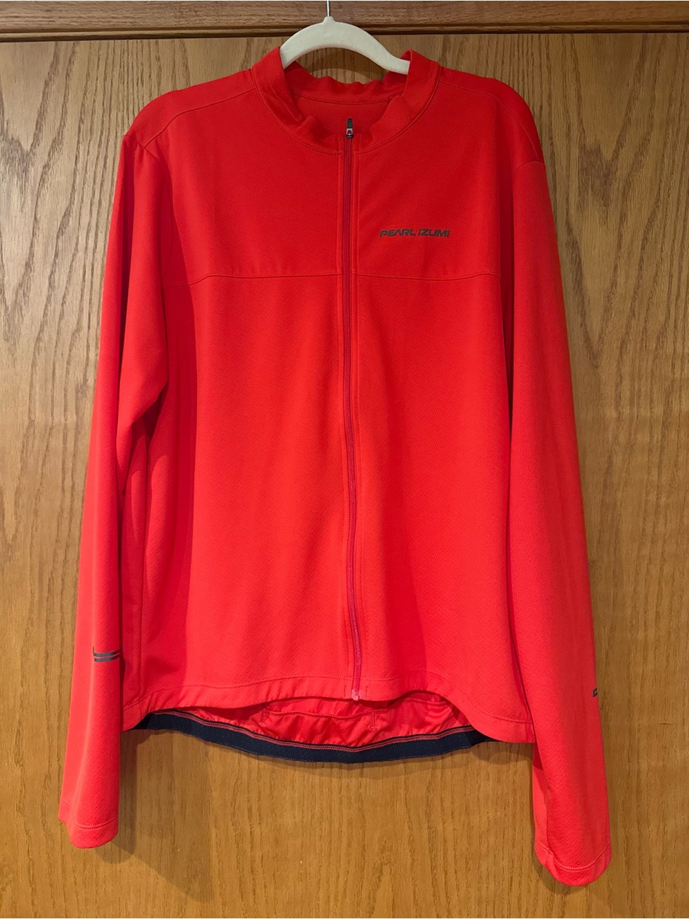 Pearl Izumi Men's Red Full-Zip Performance Cycling Jacket Jersey - Like New!